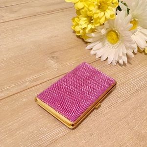 Kate Spade Pink & Gold Card Holder Wallet!!